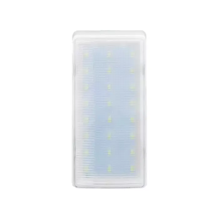 Luz de emergência 200 Lúmens da Segurimax - Vista frontal
